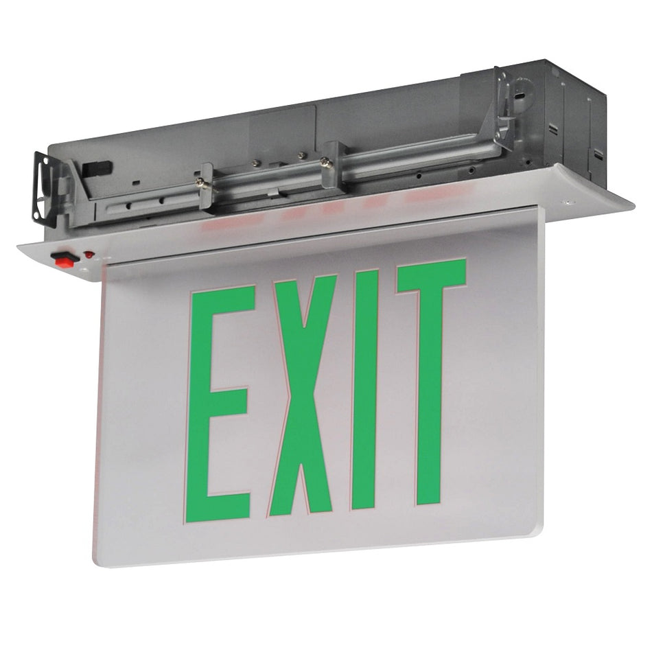 Edge lit recessed ceiling mount 