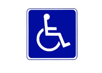 Handicap Decal