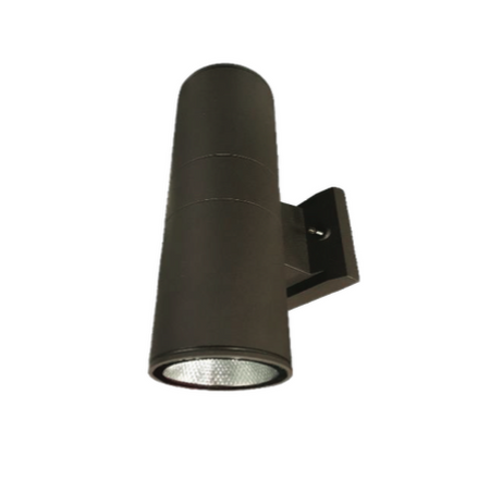 UP/Down LED Cylinder Light -Dark Bronze