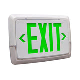 Low Level Green Exit Sign with Light Bar 