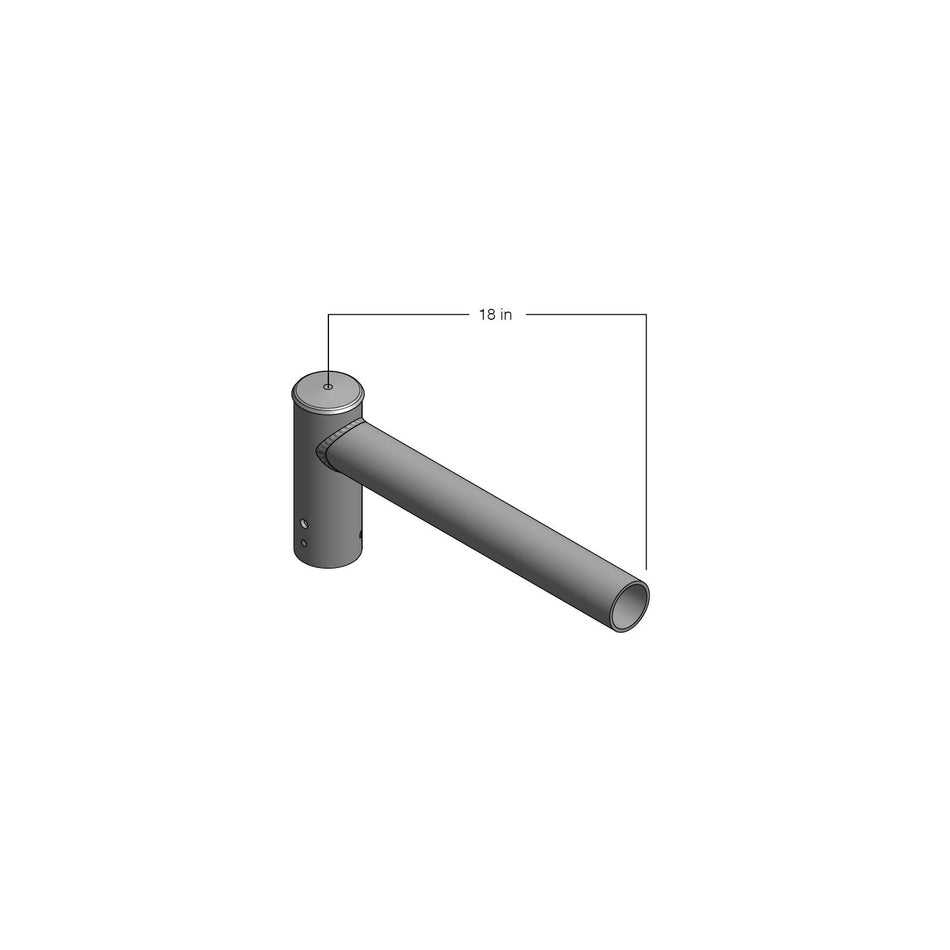 Tenon Top Spoke Brackets 2-3/8 Inch Steel 1 Arm Bronze (PL-SB190-B) Maxlite 104376