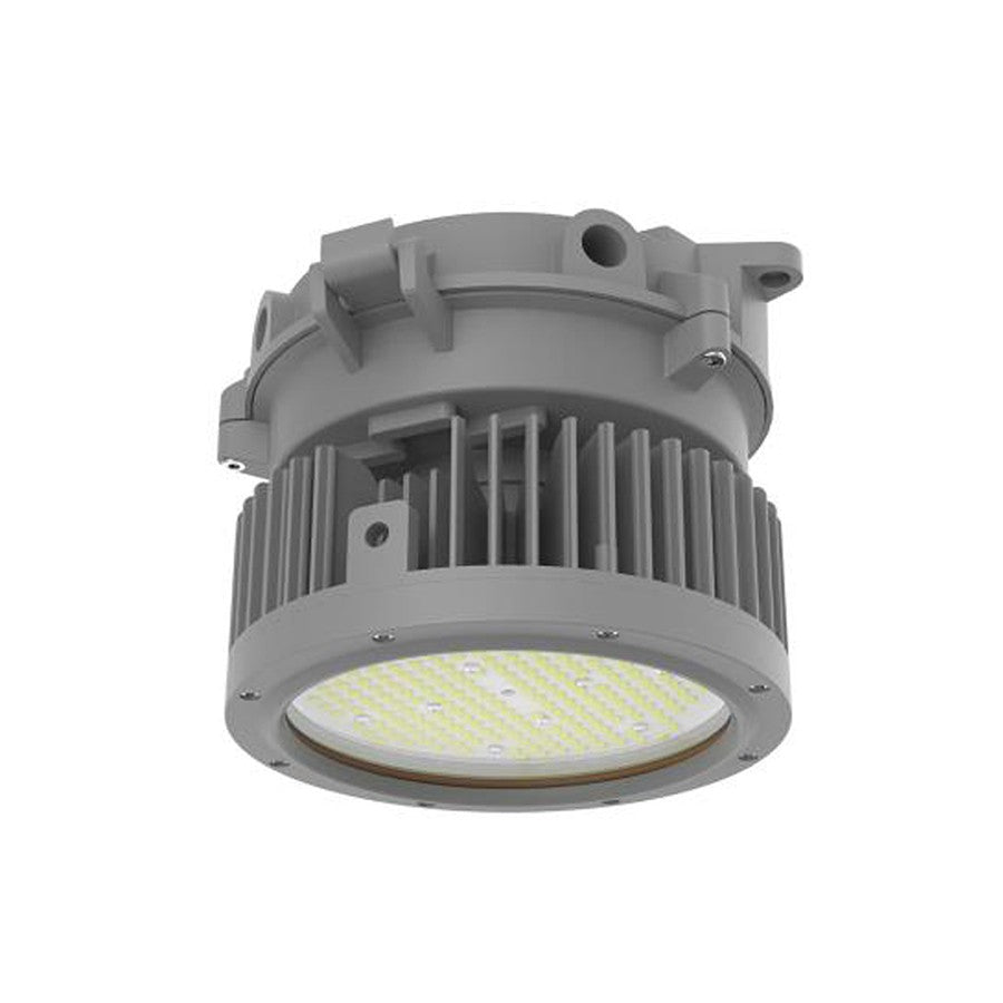 HLRM Series High Bay Medium Size 150W 120-277V Wide 110 Clear Glass Lens 5000K Universal Mount Gray Class I Division 2 (HLRM150U) Maxlite 104912
