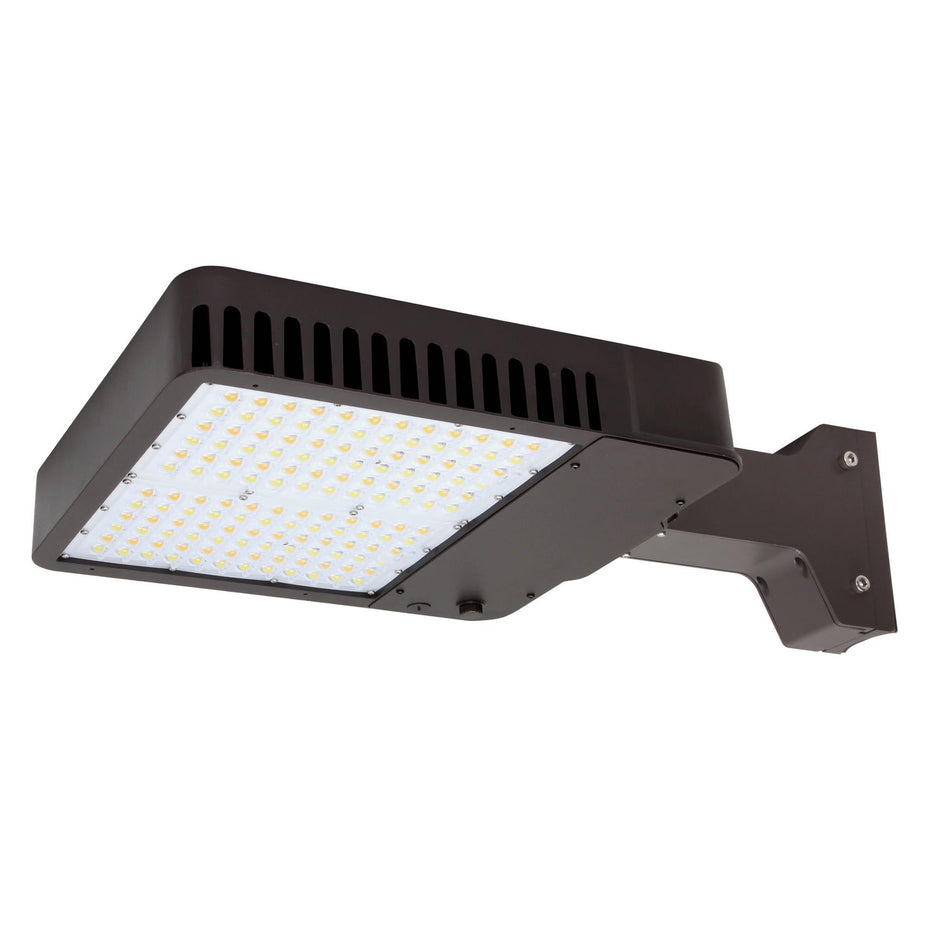 Slim Area Light 200W 120-277V Type 3 CCT Selectable 3000K/4000K/5000K Bronze Straight Arm Controls Ready (AR200UT3-CSBACR) Maxlite 105754