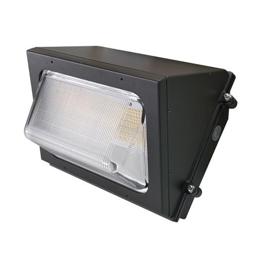 Wallmax Compact Open Face Wall Pack-40W 120-277V CCT Selectable 3000K/4000K/5000K Bronze Photocell (WCOP40U-CSBPC) Maxlite 105936