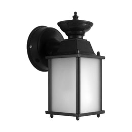 Lantern Ranch Style With 1X17W 2700K 90 CRI E26 Socket LED Lamp Black Finish DHL Motion Sensor Dusk To Dawn Photocell V4 (ML4LE171RLBK27MSC-V4) Maxlite 106388