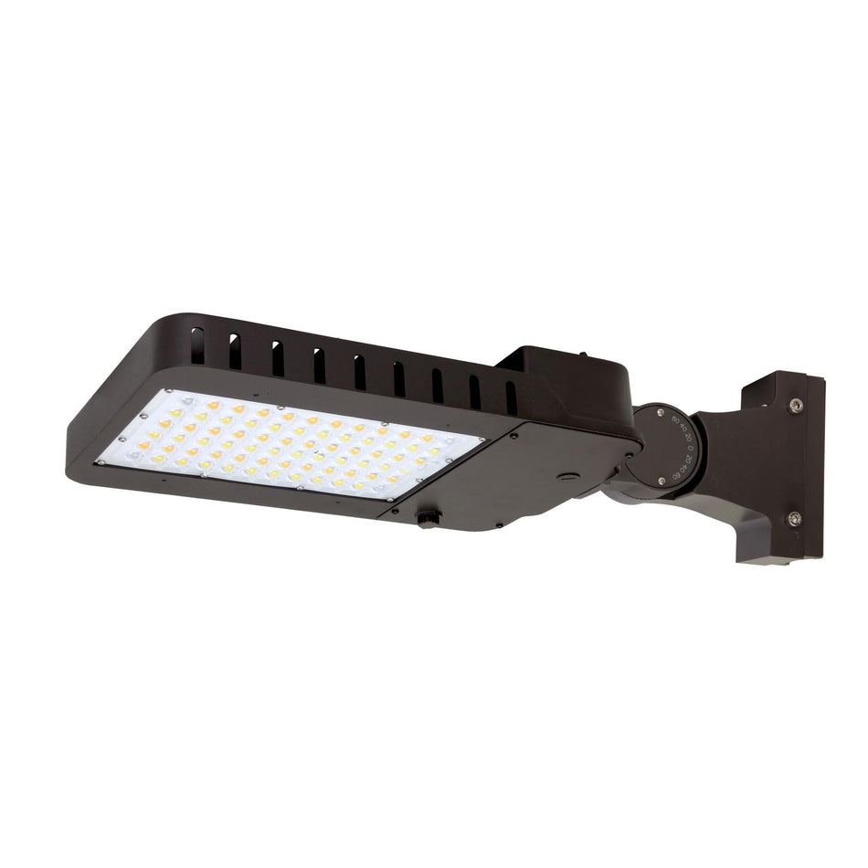 Slim Area Light 100W 277-480V Type 5 CCT Selectable 3000K/4000K/5000K Bronze Flexible Arm Controls Ready (AR100HT5-CSBFCR) Maxlite 107902