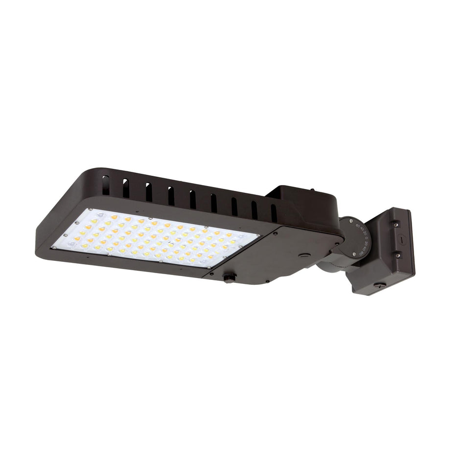 Slim Area Light 100W 277-480V Type 5 CCT Selectable 3000K/4000K/5000K Bronze Adjustable Wall Controls Ready (AR100HT5-CSBWCR) Maxlite 107904