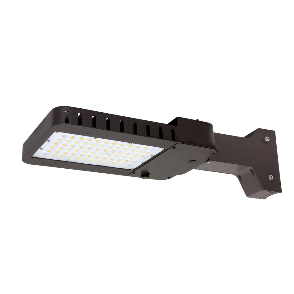 Slim Area Light 145W 120-277V Type 5 CCT Selectable 3000K/4000K/5000K Bronze Straight Arm Controls Ready (AR145UT5-CSBACR) Maxlite 107974