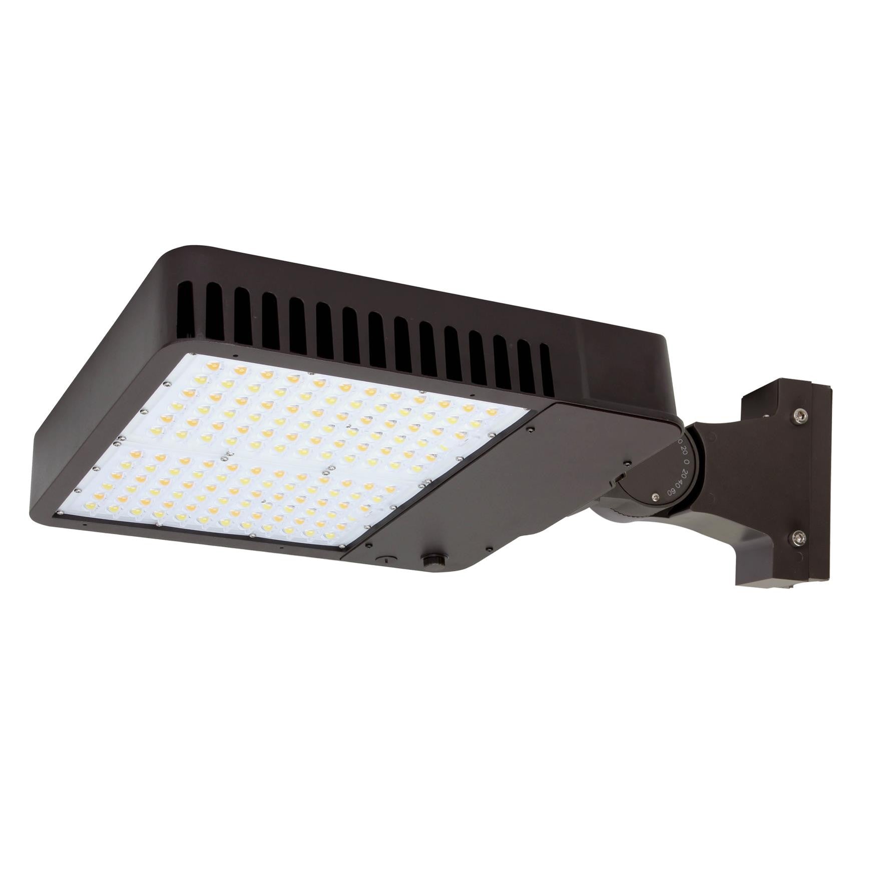 Slim Area Light 200W 120-277V Type 3 CCT Selectable 3000K/4000K/5000K Bronze Flexible Arm Controls Ready (AR200UT3-CSBFCR) Maxlite 108094