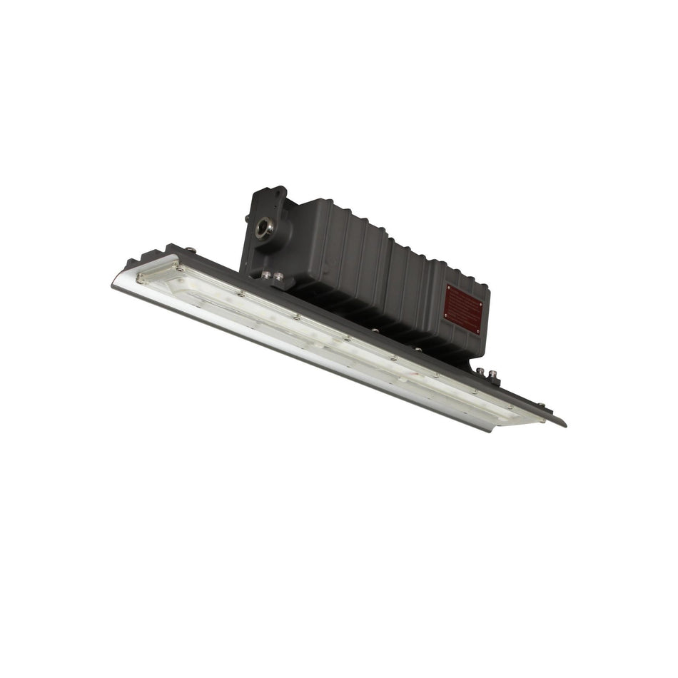 Hazardous Location Linear Gray 24 Inch 40W 120-277V Wide Distribution 5000K CID2 CIID1 CIII Battery Backup 0 Degree C (HL-LI2440UEM0) Maxlite 108257