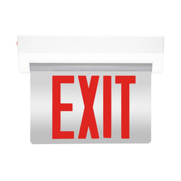 Edgelit Exit Red Letters White 1 Side (EXE-RW1S) Maxlite 108271