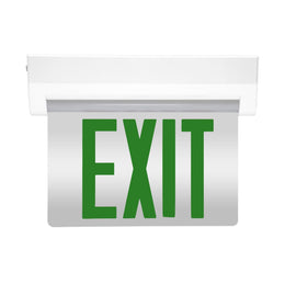 Edgelit Exit Green Letters White 1 Side (EXE-GW1S) Maxlite 108272