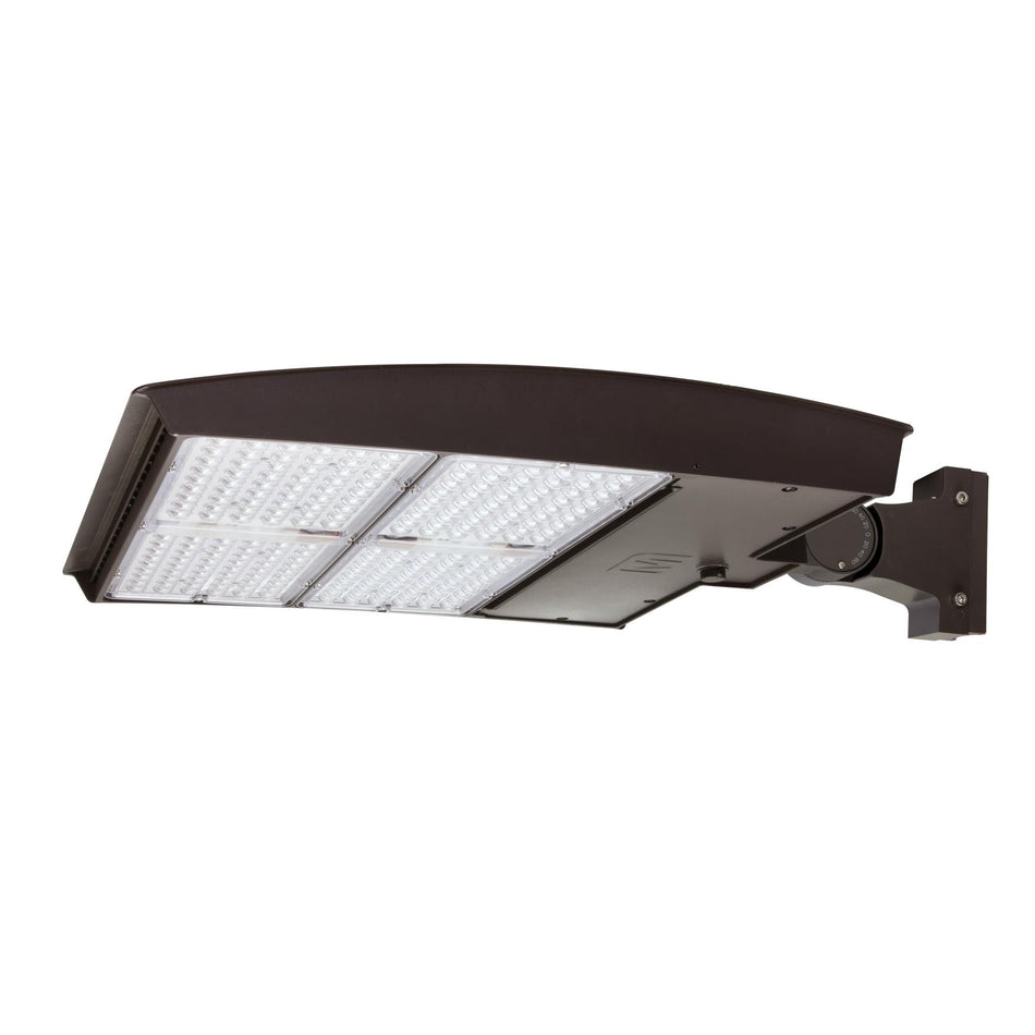 M Series 320W 120-277V Type 5 Square/Flood Soft Wide Square CCT Selectable 3000K/4000K/5000K Bronze Flexible Arm C-Max Compatible (M320U5S-CSBFCR) Maxlite 108548
