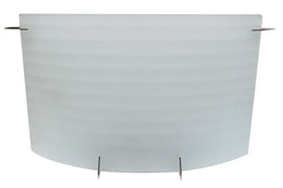 Wall Sconce Large LED 17W 120V Contemporary Brush Nickel Glass 90 CRI 2700K (ML9LA17LCNBNI927) Maxlite 77655