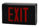 Vandal Resistant All Weather Exit Sign Red LED with Battery Backup