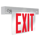 New York City Edge Lit Exit Sign With Lights 