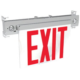 Recessed Mount NYC Combo Exit Sign with lights 