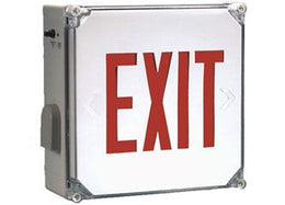 Outdoor New York City Emergency Exit Sign with 8" Letters 