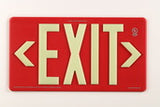 Wireless Exit Sign 100' Viewing Distance Exterior and Wet Locations 