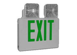 Value Series "Swingarm" Green LED Combo Exit with Back-up Battery 4/Case