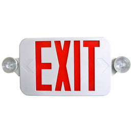 Thin Exit Sign with LED Lights - Low Profile 