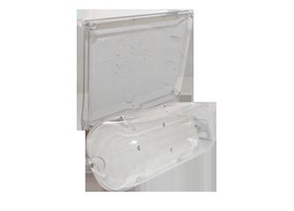 Wet Location Vandal Resistant Shield for Emergency Lighting