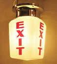 Art Deco Exit Lights 