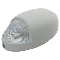 White Tear Drop Emergency Light Fixture 