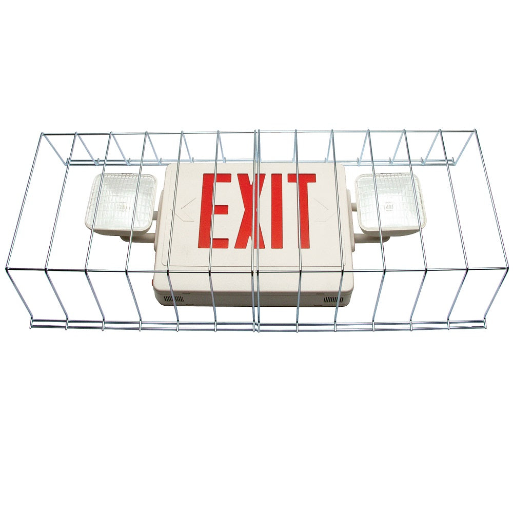 Steel Wire Cage for Exit Signs and Emergency Lights