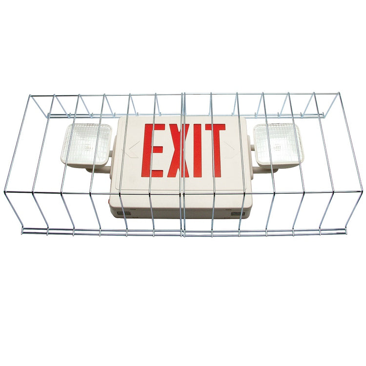 Wire Guards and Cages for Exit Signs and Emergency Lights – Exit Sign ...