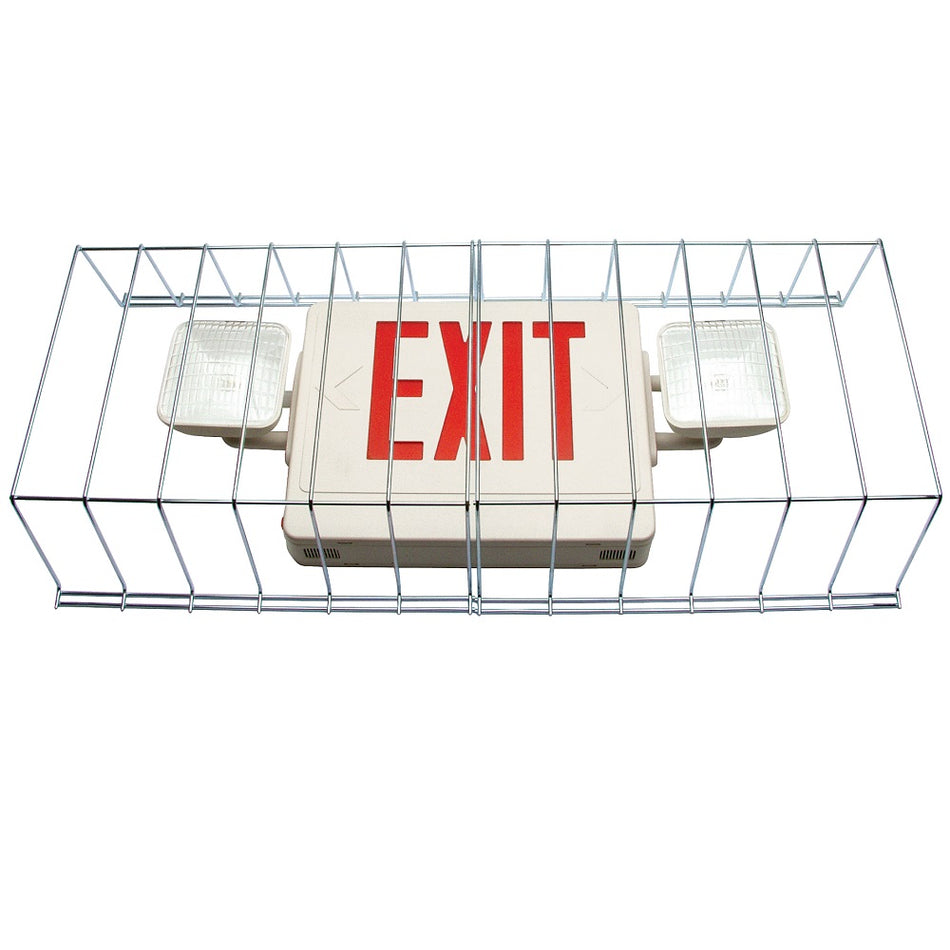 Steel Wire Cage for Exit Signs and Emergency Lights