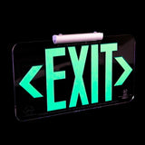 Exit Sign Clear Glowing Non Electric 