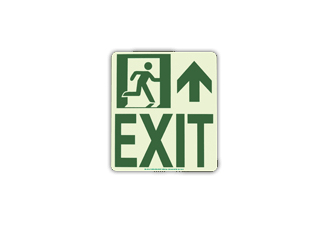 Wall Mounted Exit Sign (Right)